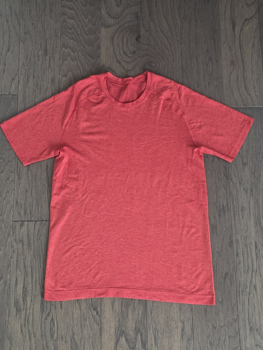 Lululemon Metal Vent Tech Short-Sleeve Shirt Rustic Coral/Dare Devil Size Small
